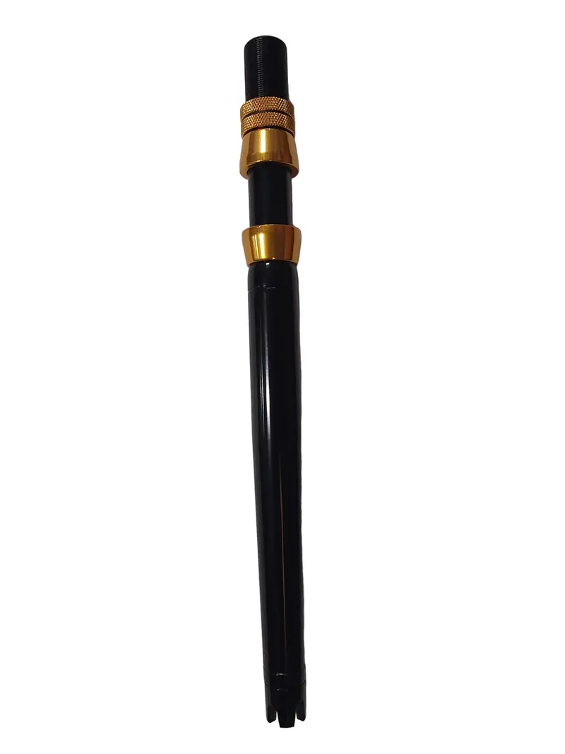 Pacific Bay #2 Straight Butt Hook – Black & Gold Finish 1