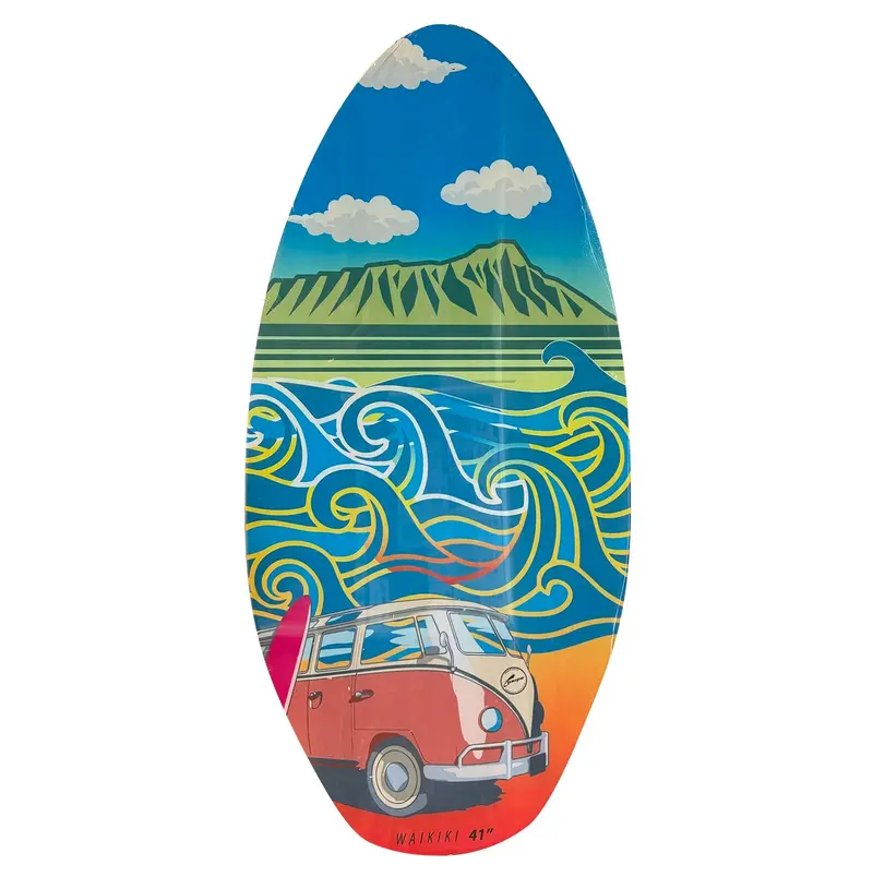 Paipo 41-Inch Wooden Skimboard 3