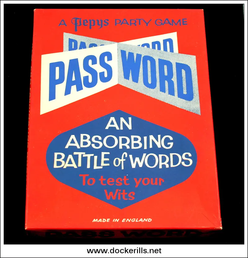 Password: Classic Pepys Party Game – Original Edition 1
