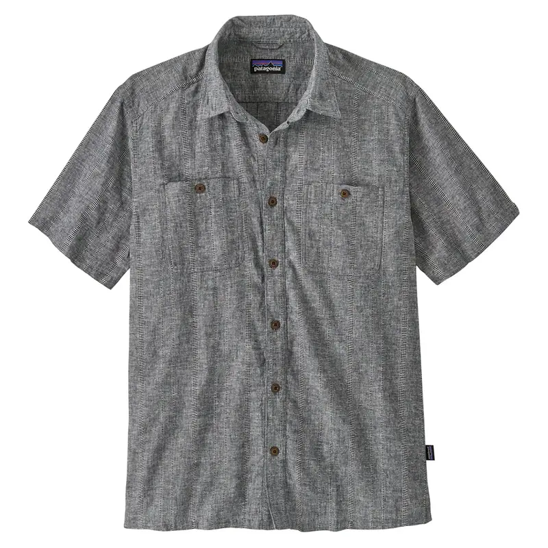 Patagonia Back Step Shirt For Men – Slim Fit Linen Blend 1