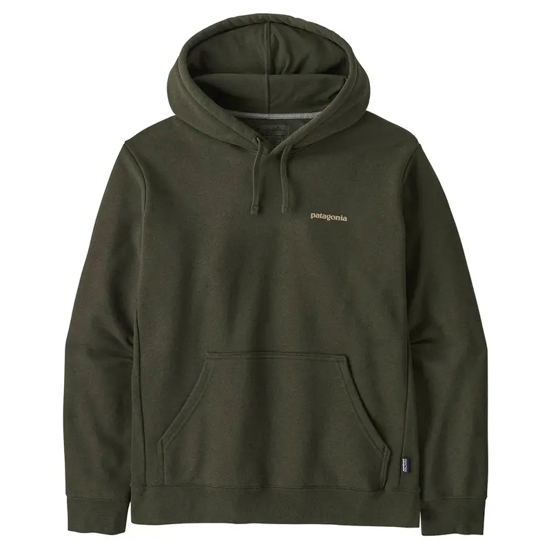 Patagonia Boardshort Logo Uprisal Hoody In Basin Green 1