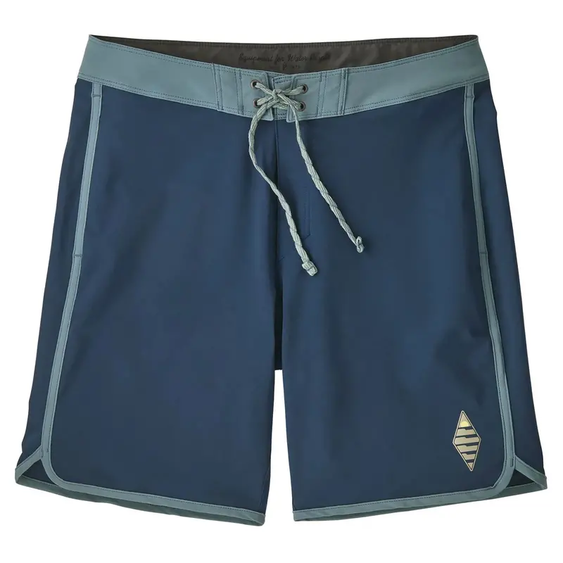 Patagonia Hydropeak Side Shore Boardshorts For Men – 18-Inch, Blue Sage 1