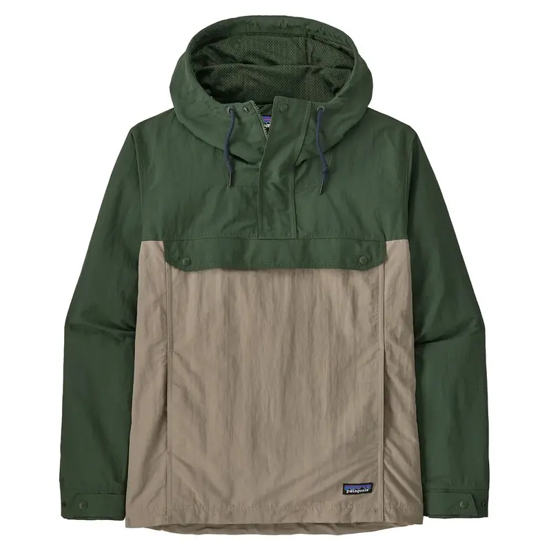 Patagonia Isthmus Anorak For Men – Seabird Grey Lightweight Shell Jacket 1