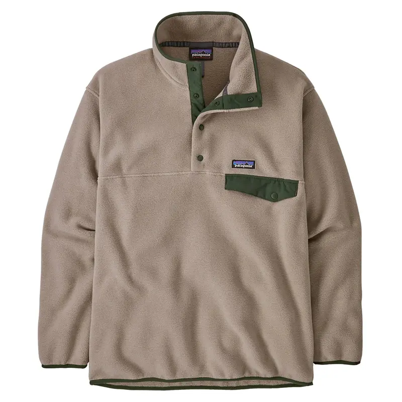 Patagonia Lightweight Synchilla Snap-T Pullover For Men In Seabird Grey 1