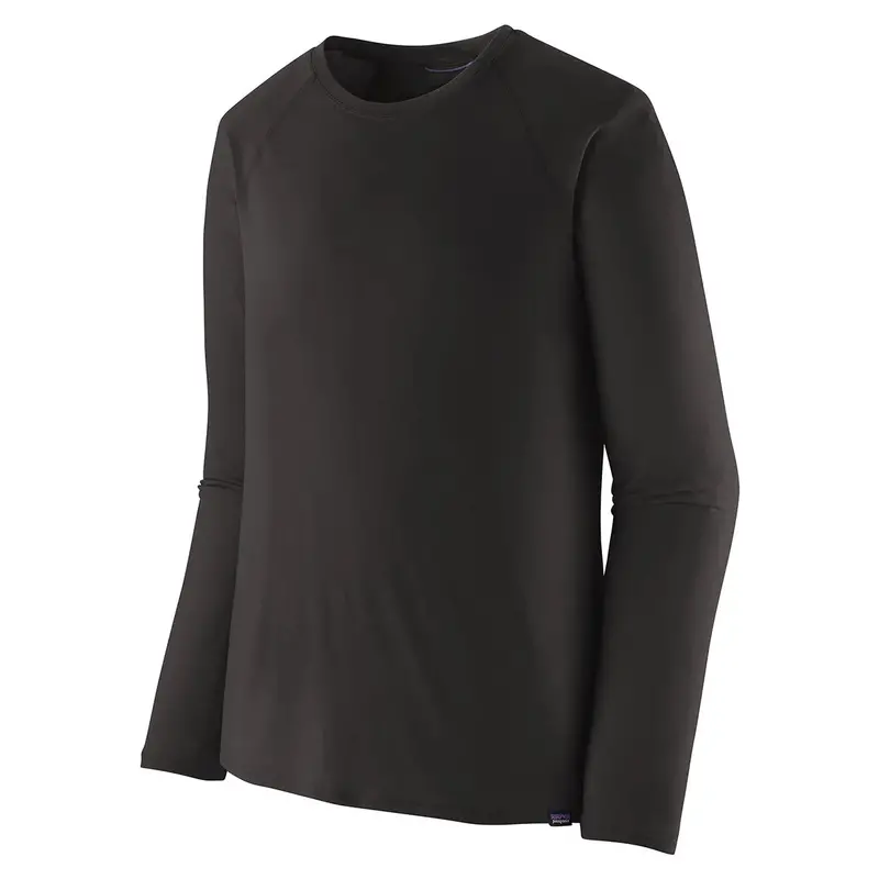 Patagonia Men'S Cap Cool Trail Long-Sleeve Shirt In Black 1