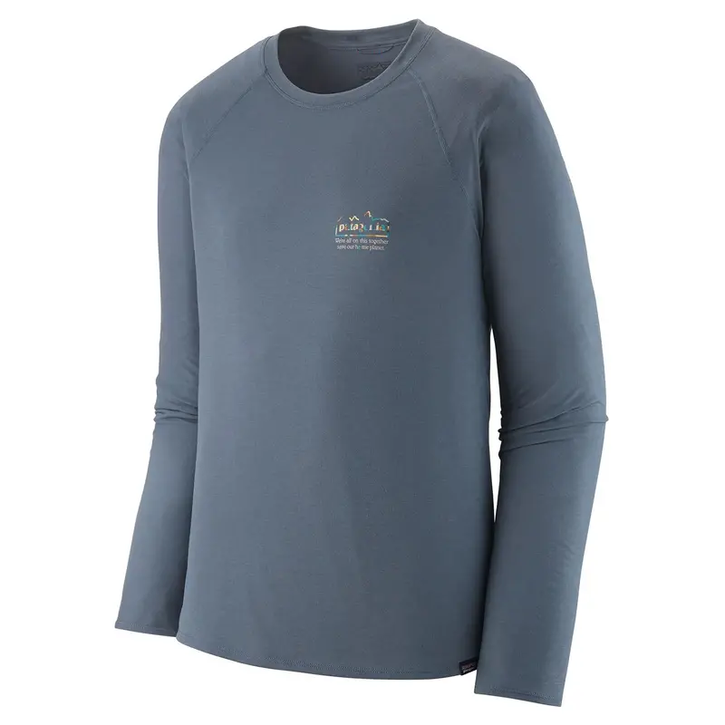 Patagonia Men’S Capilene Cool Trail Shirt – Long Sleeve Graphic, Ufzu 1
