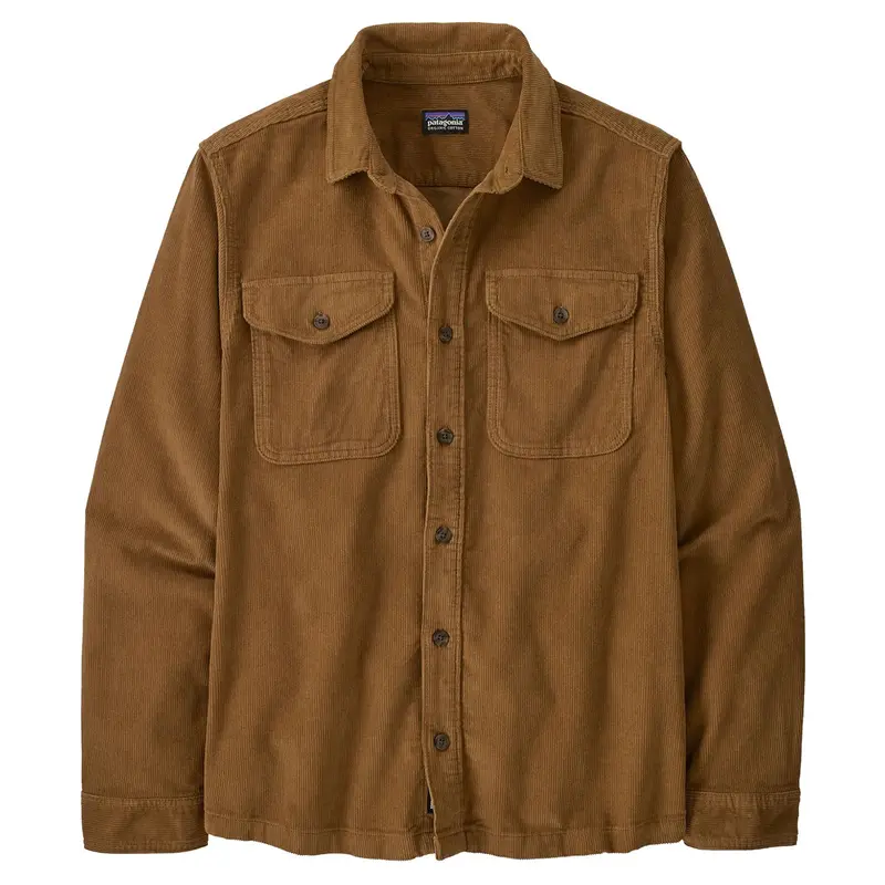 Patagonia Men’S Corduroy Shirt – Coriander Brown Casual Flannel 1