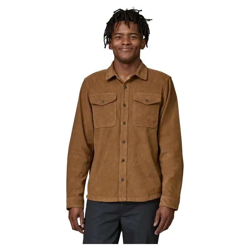 Patagonia Men’S Corduroy Shirt – Coriander Brown Casual Flannel 2