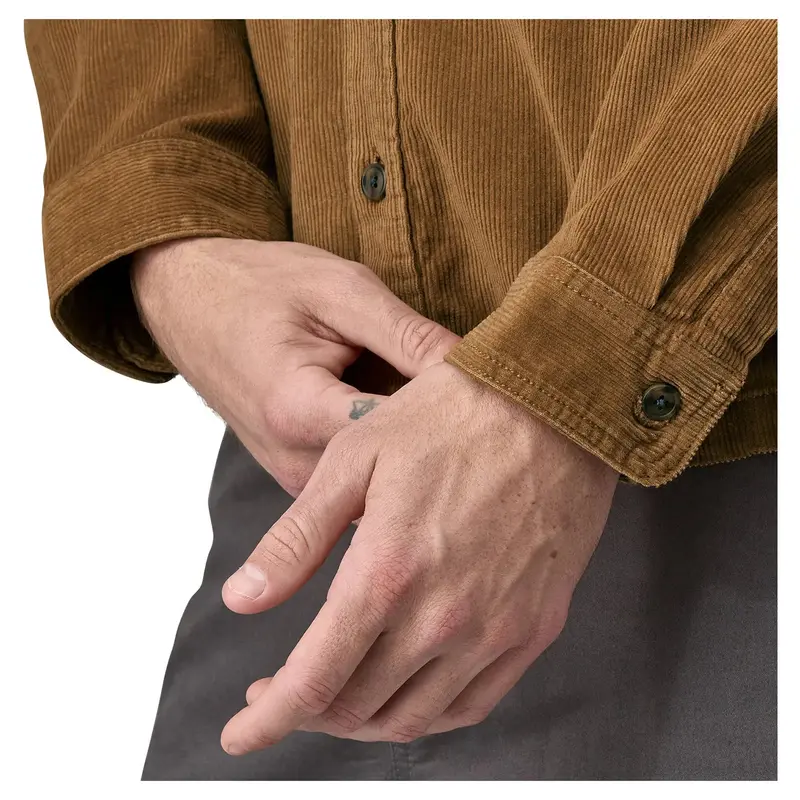 Patagonia Men’S Corduroy Shirt – Coriander Brown Casual Flannel 4