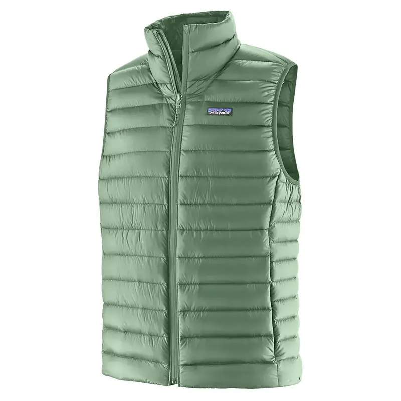 Patagonia Men'S Down Sweater Vest In Sedge Green 1
