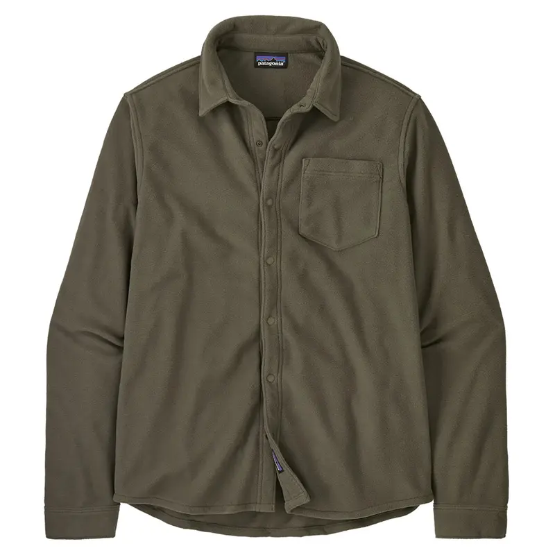 Patagonia Men'S Micro D Fleece Shirt – Basin Green 1