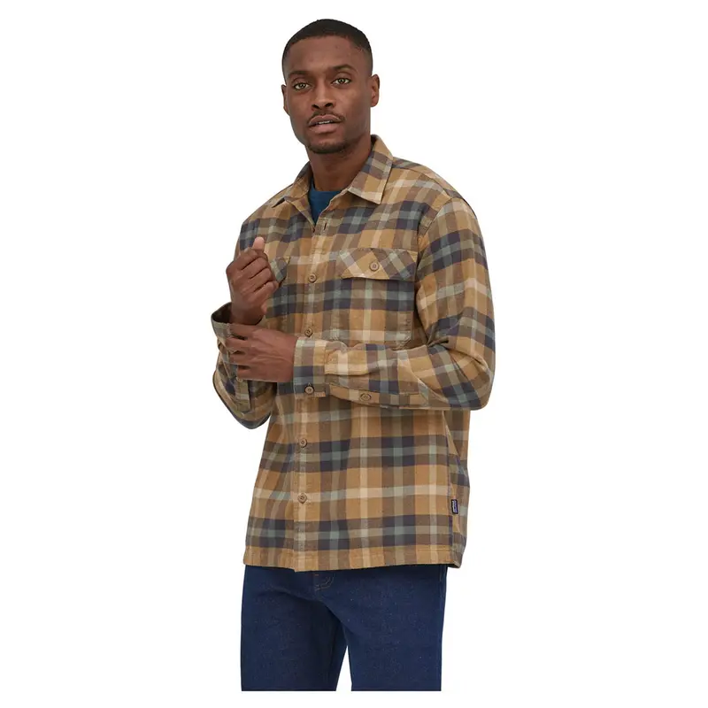 Patagonia Men’S Organic Cotton Fjord Flannel Shirt – Form, Long Sleeve 1