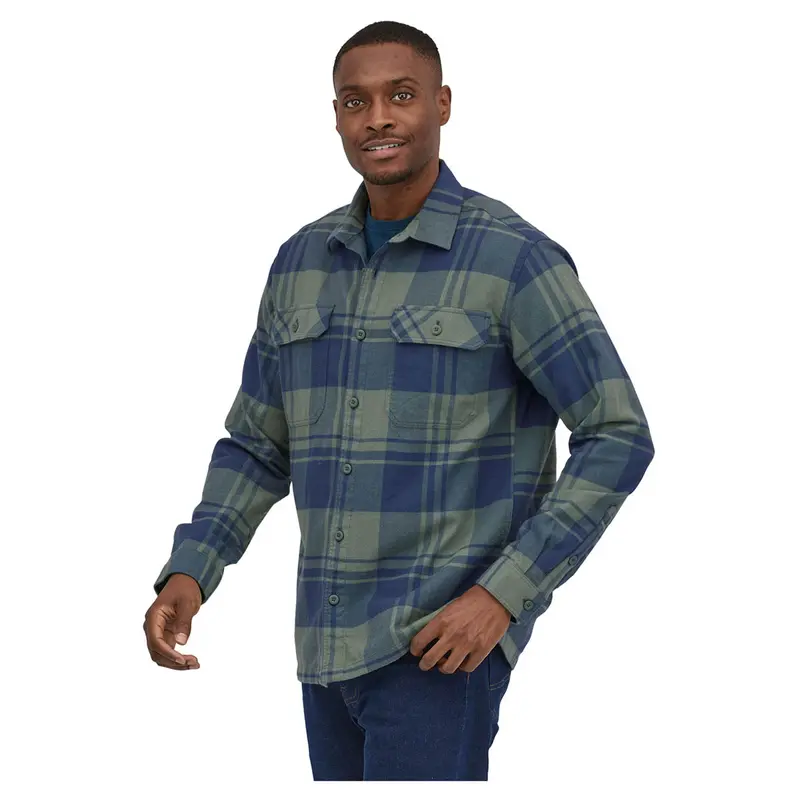 Patagonia Men’S Organic Cotton Fjord Flannel Shirt – Lohg, Long Sleeve 1