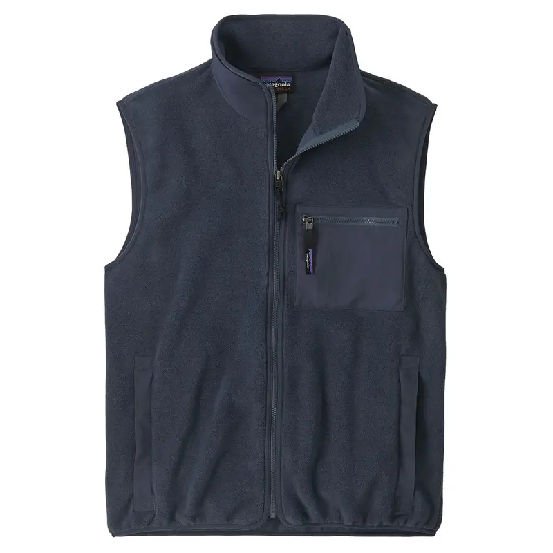 Patagonia Men’S Synchilla Fleece Vest – Smolder Blue 1