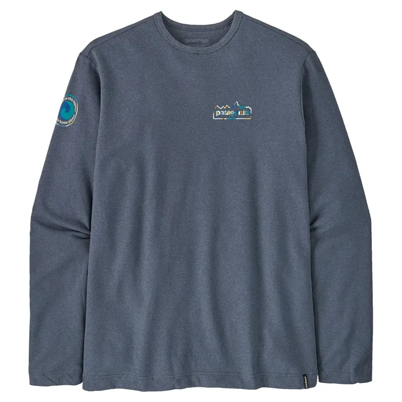 Patagonia Men’S Unity Fitz Wildrise Lightweight Crew Sweatshirt – New Navy 1