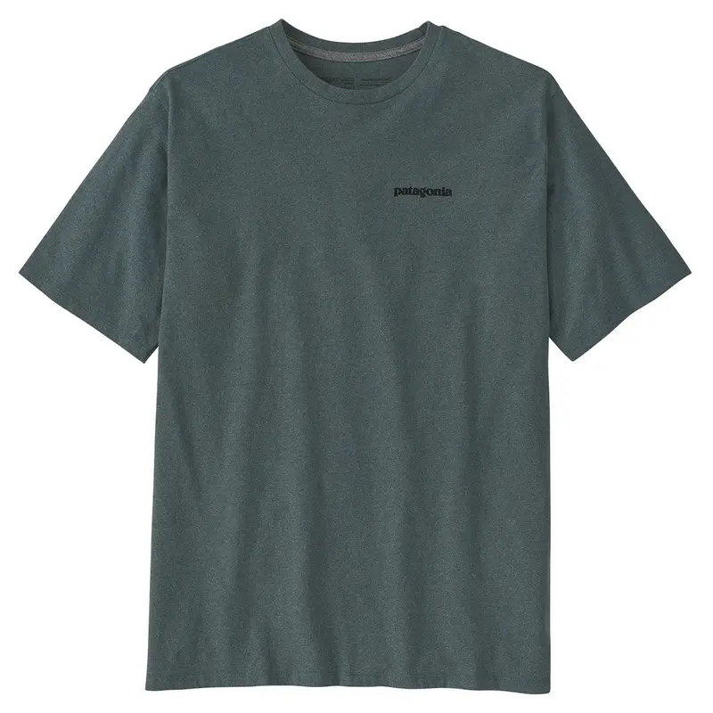 Patagonia P-6 Logo Responsibili-Tee For Men – Nouveau Green Eco-Friendly Tee 1