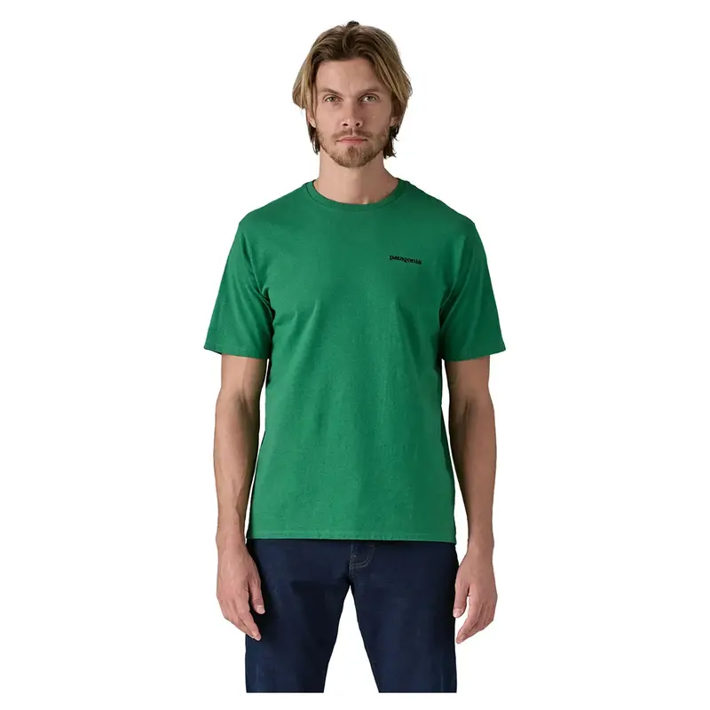 Patagonia P-6 Logo Responsibili-Tee – Men’S Recycled Cotton Basic 1