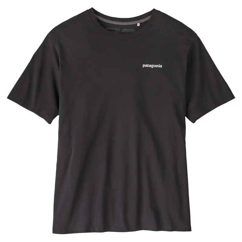 Patagonia P-6 Mission Organic Cotton Tee For Men – Ink Black 1