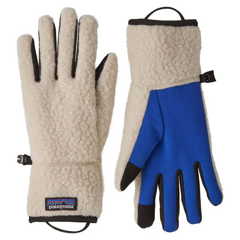 Patagonia Retro Pile Gloves – Dark & Natural Color Blend 1