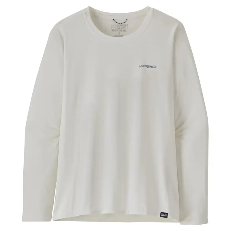 Patagonia Women'S Capilene Cool Daily Long-Sleeve Shirt – Waters Print (Blwi) 1