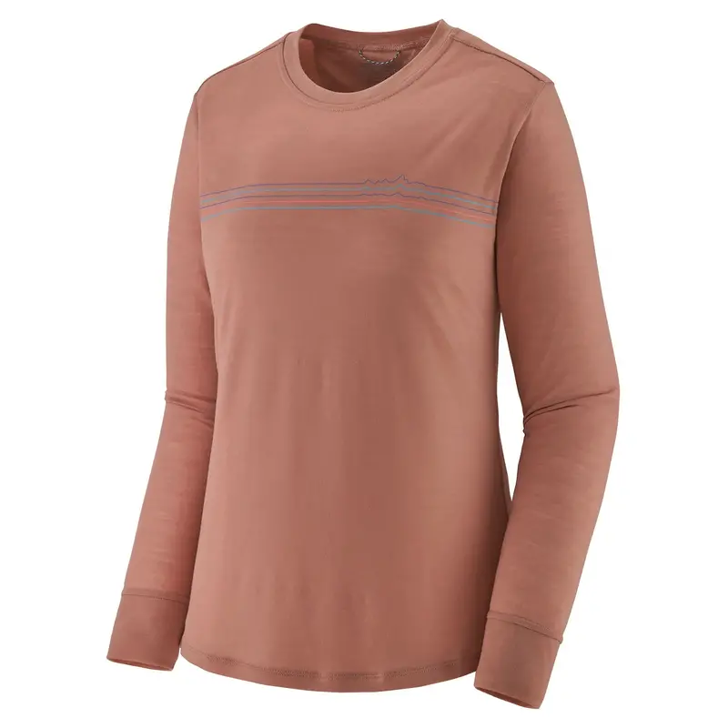Patagonia Women'S Capilene Cool Merino Long-Sleeve Graphic Shirt – Frost Teal 1