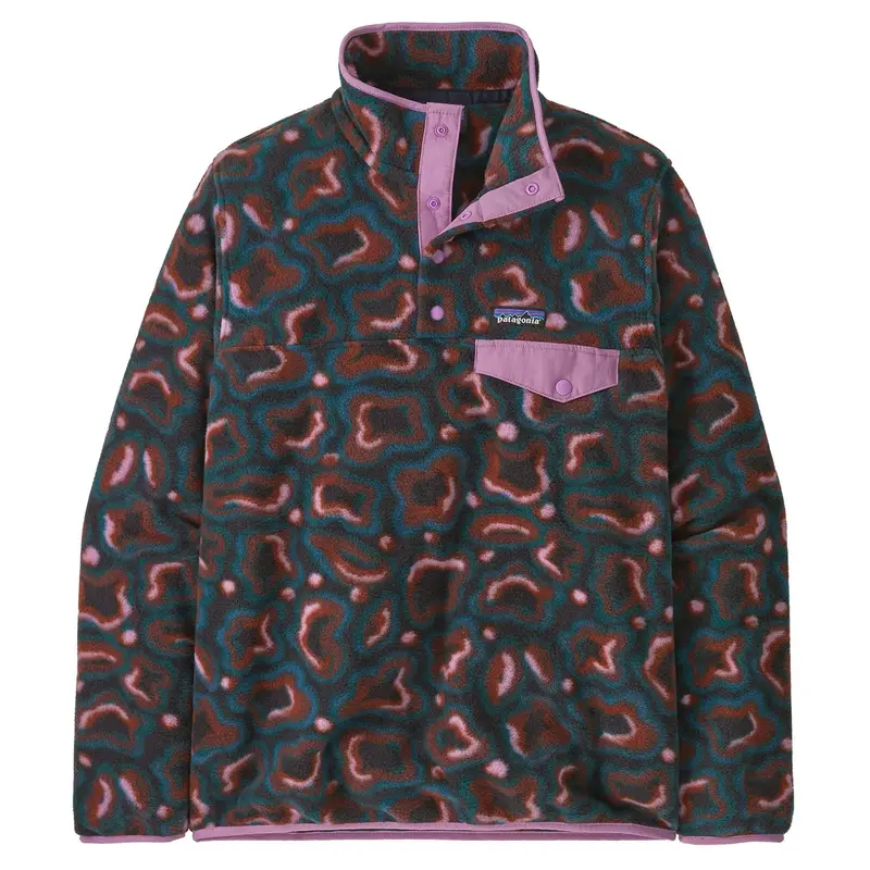 Patagonia Women'S Lightweight Synchilla Snap-T Fleece In Storm Violet 1
