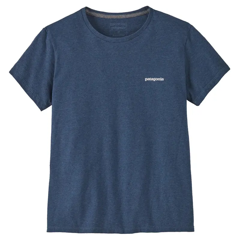 Patagonia Women’S P-6 Logo Responsibili-Tee – Ultra Thin Black 1