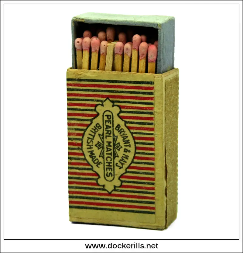 Pearl Brand Matchbox – Bryant & May Ltd. Original Contents, Early 20Th-Century 1