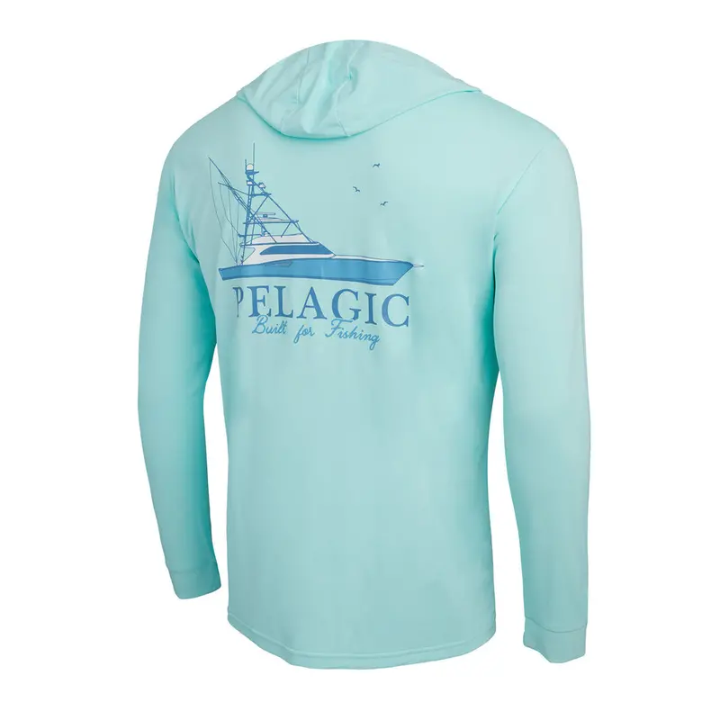 Pelagic Aquatek Good Livin Hooded Fishing Shirt 1