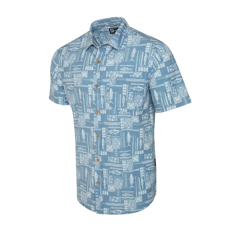 Pelagic Topshot Pacific Rim Shirt – Button-Up Casual Wear With Coastal Design 1