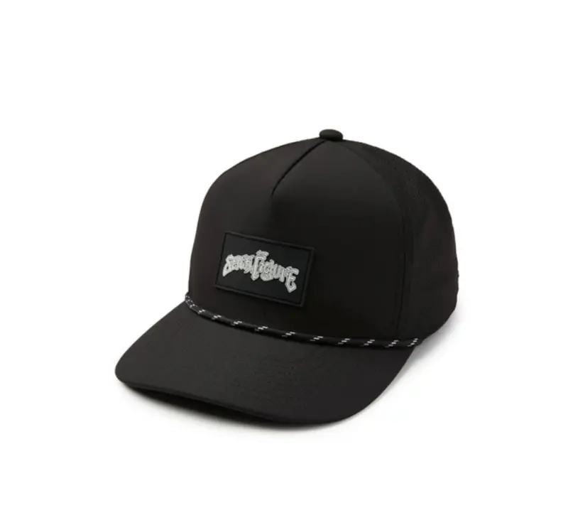 Pelagic Upswell Stick Figure Adjustable Hat – Structured Cotton Cap With Embroidery 1
