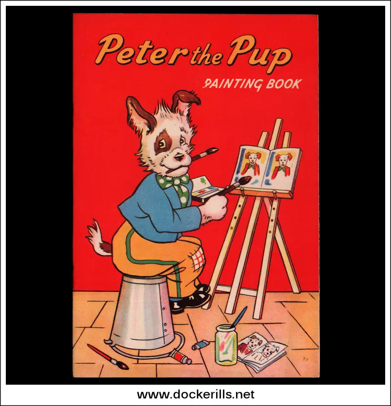 Peter The Pup Themed Painting Book — Juvenile Productions Ltd. (No. 1017) 1