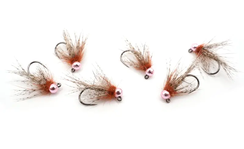 Pettirosso Hare’S Ear Nymph – 6-Pack Hand-Tied Flies 1
