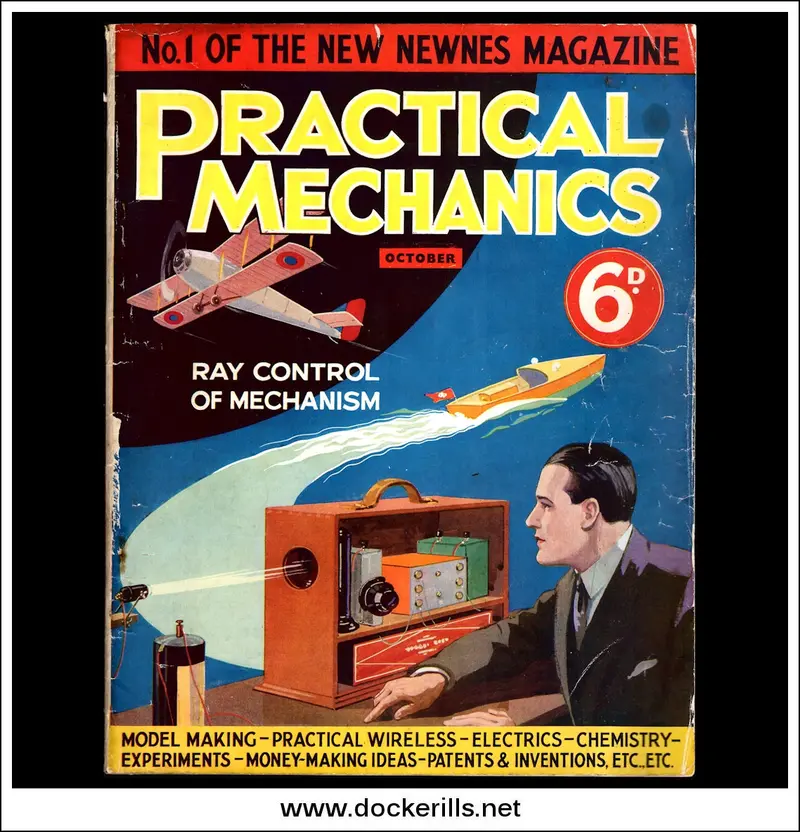 Practical Mechanics Magazine – October 1933 Launch Issue (Vol. I, No. 1): First Edition With Complimentary Gift 1