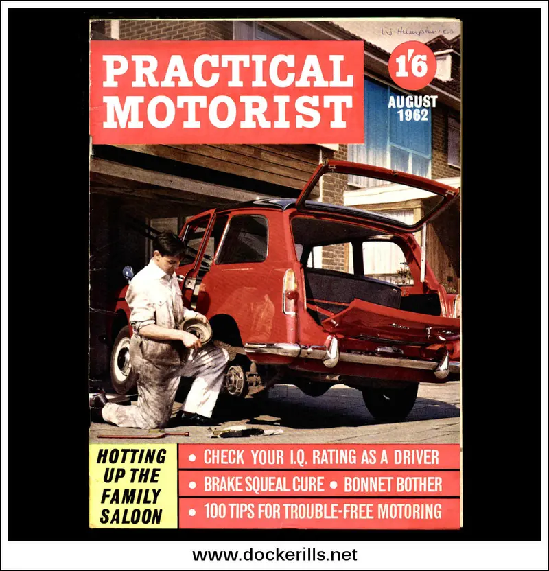 Practical Motorist, August 1962: Hillman Super Minx, Ford Anglia & Mini Comparison 1