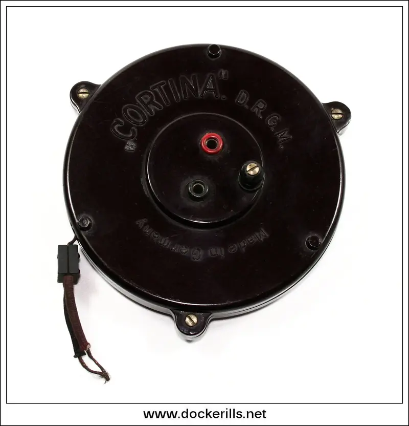Pre-Wwii Bakelite Radio Aerial Reel – Unmarked 'Cortina' Style, Likely German Origin 1