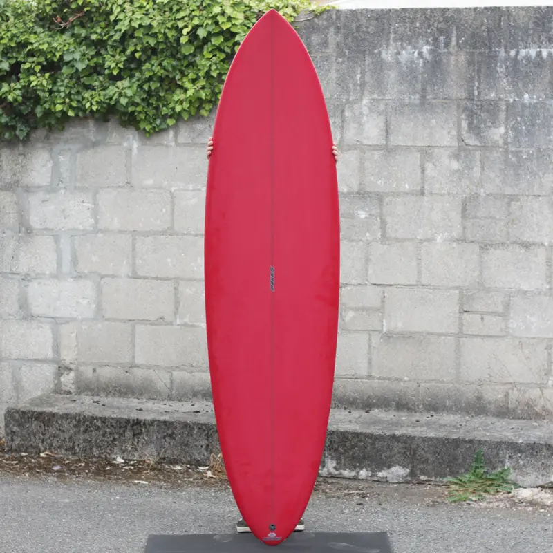Pukas Lady Twin Shortboard – 7'0", Red 1