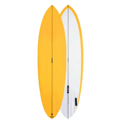 Pukas Lady Twin Shortboard – 7'6", Yellow 1