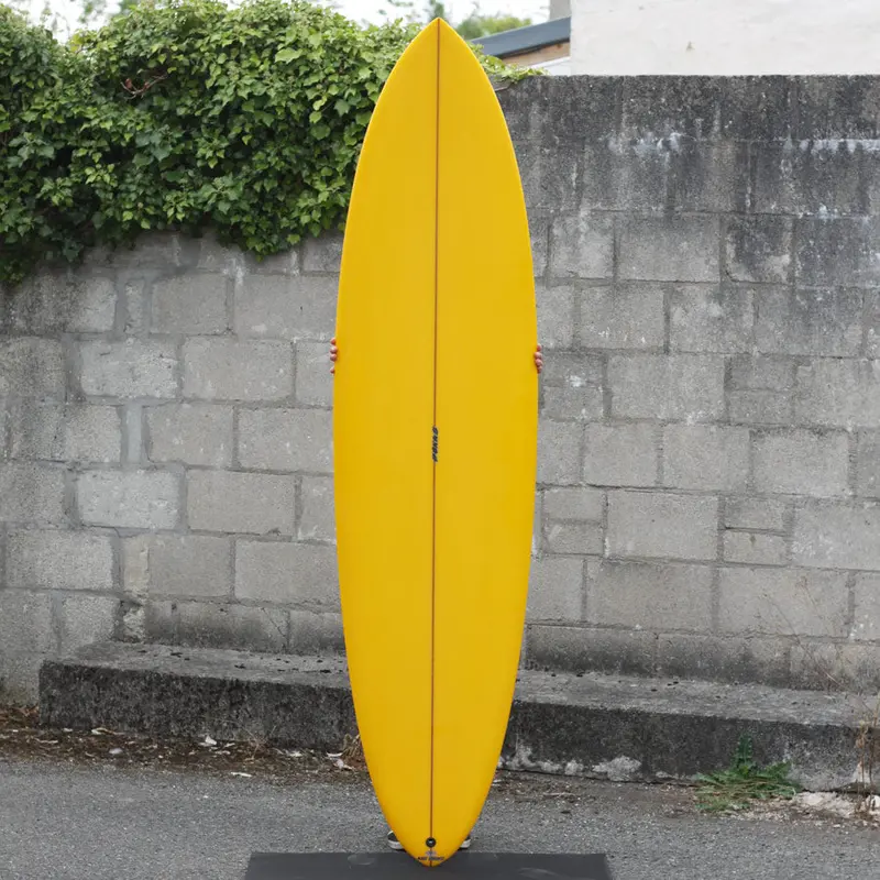 Pukas Lady Twin Surfboard – 6'8", Vibrant Yellow 1