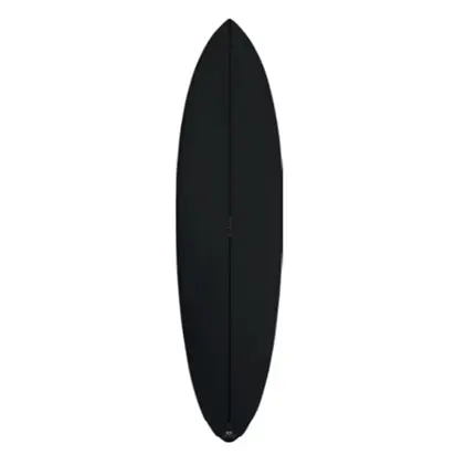 Pukas Lady Twin Surfboard – 7'2" Black Model 1