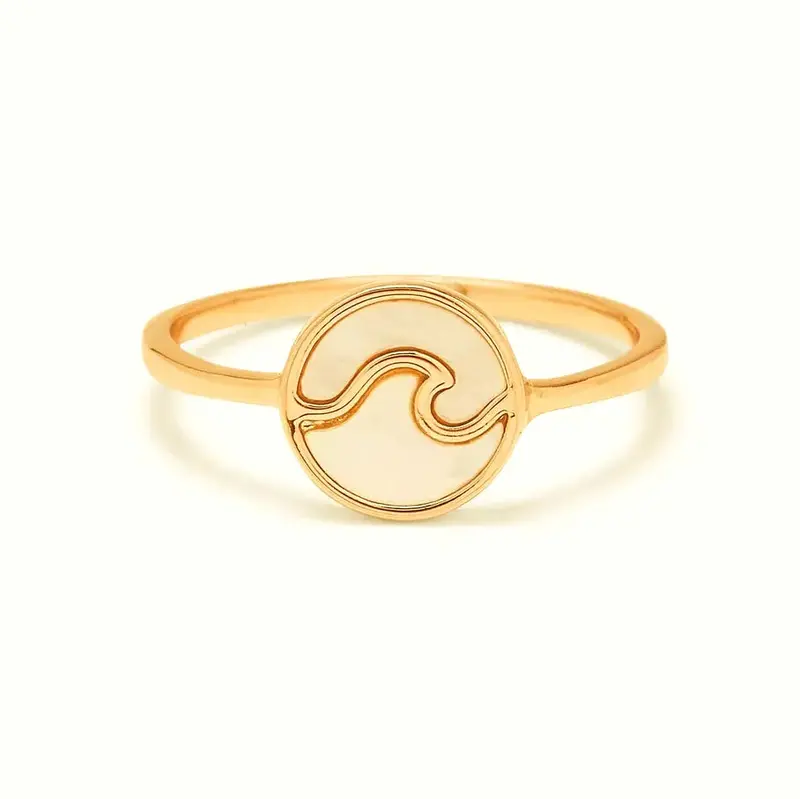 Pura Vida Encinitas Ring In Gold 1