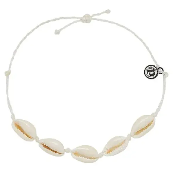 Pura Vida Knotted Cowrie Shell Anklet 1