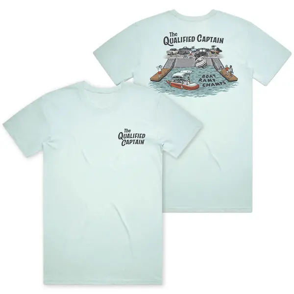 Qualified Captain Boat Ramp Champ T-Shirt 1