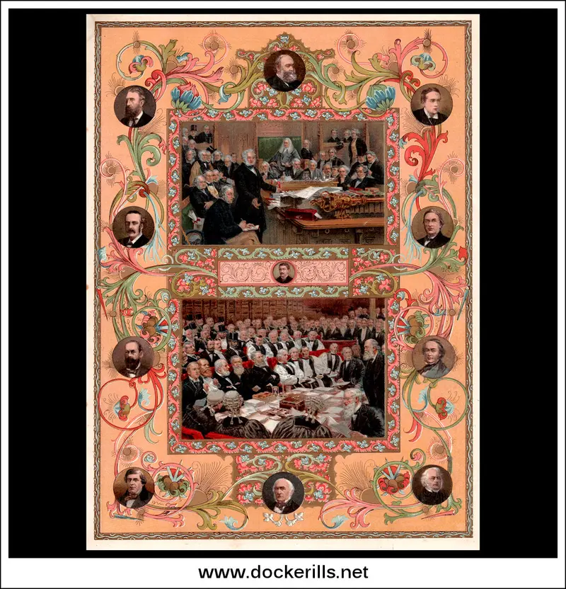 Queen Victoria’S 1897 Jubilee Commemorative Edition: Parliamentary Milestones Plate 1