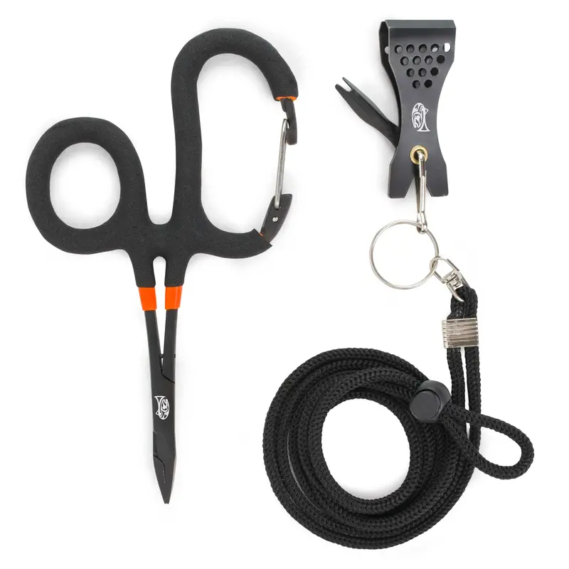Quickdraw Fly Fishing Forceps And Knot Tying Nipper Combo 1