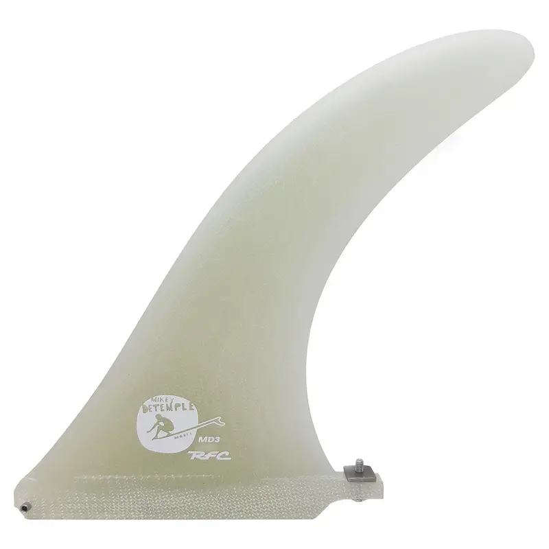 Rainbow Fin Co. Md3 Flex Longboard Fin – 8-Inch Natural Glass 1