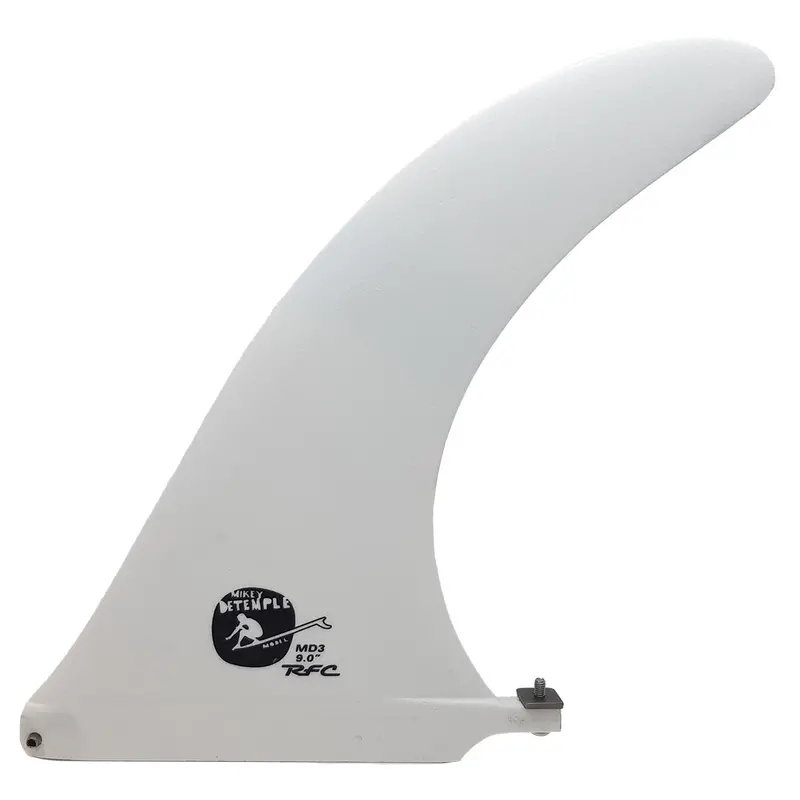 Rainbow Fin Co. Md3 Flex Longboard Fin – 9" – White 1