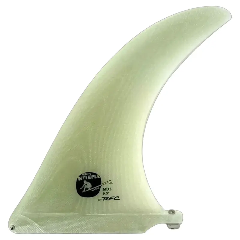 Rainbow Fin Co. Rusty 7.0" Natural Glass Surf Fin 1