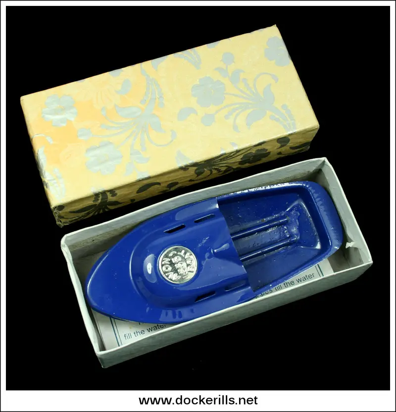 Ratandeep 'Avon 555' Pop Pop Boat – Tin Plate Novelty Toy, India 1