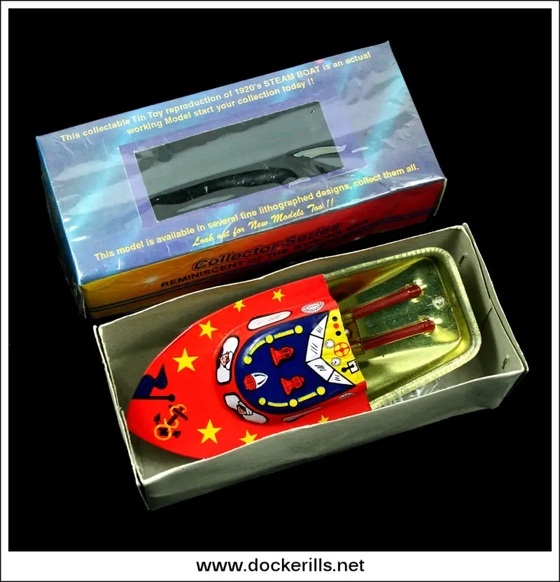 Ratandeep 'Dare' Pop Pop Boat – Tin Plate Novelty Toy, India 1